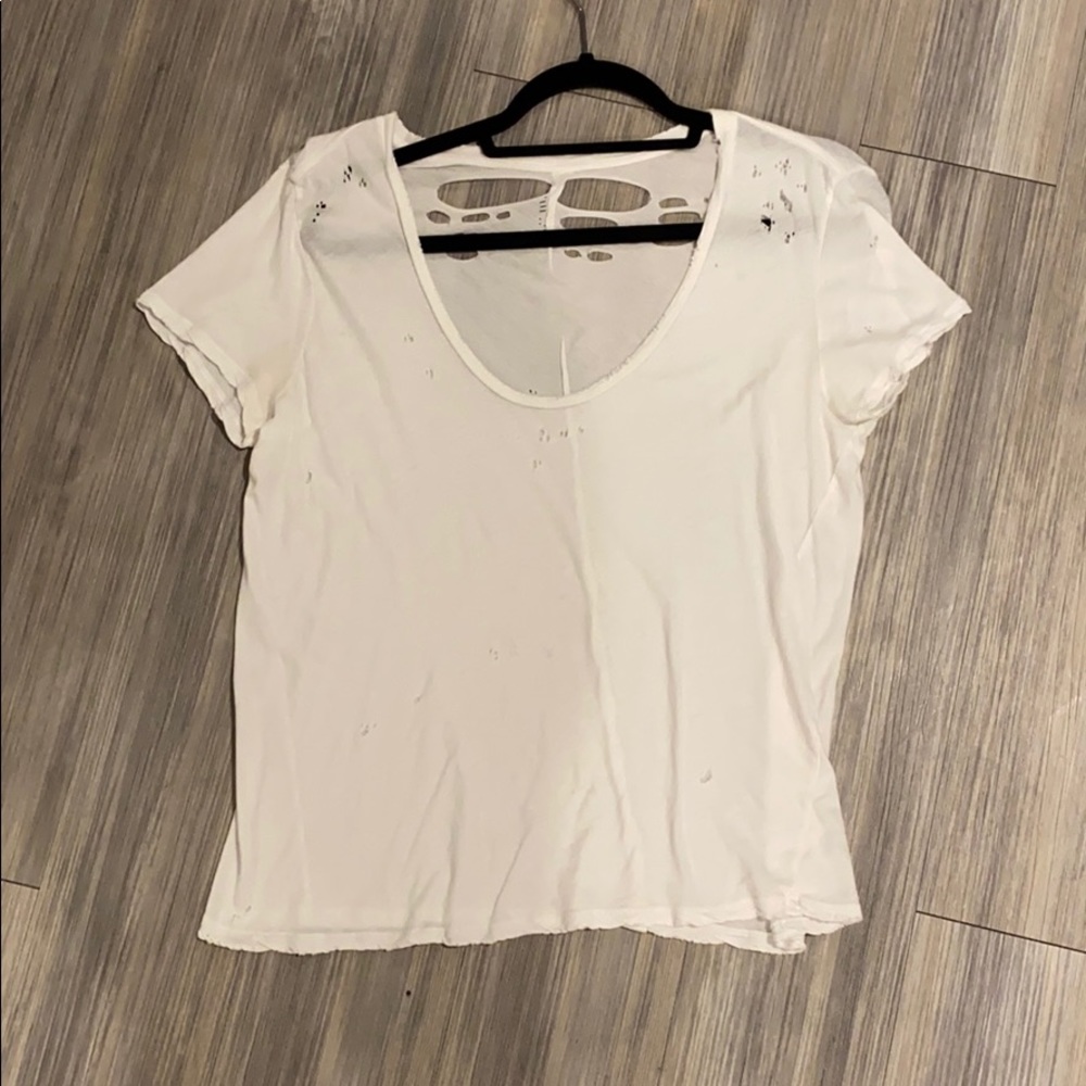 Distressed tee